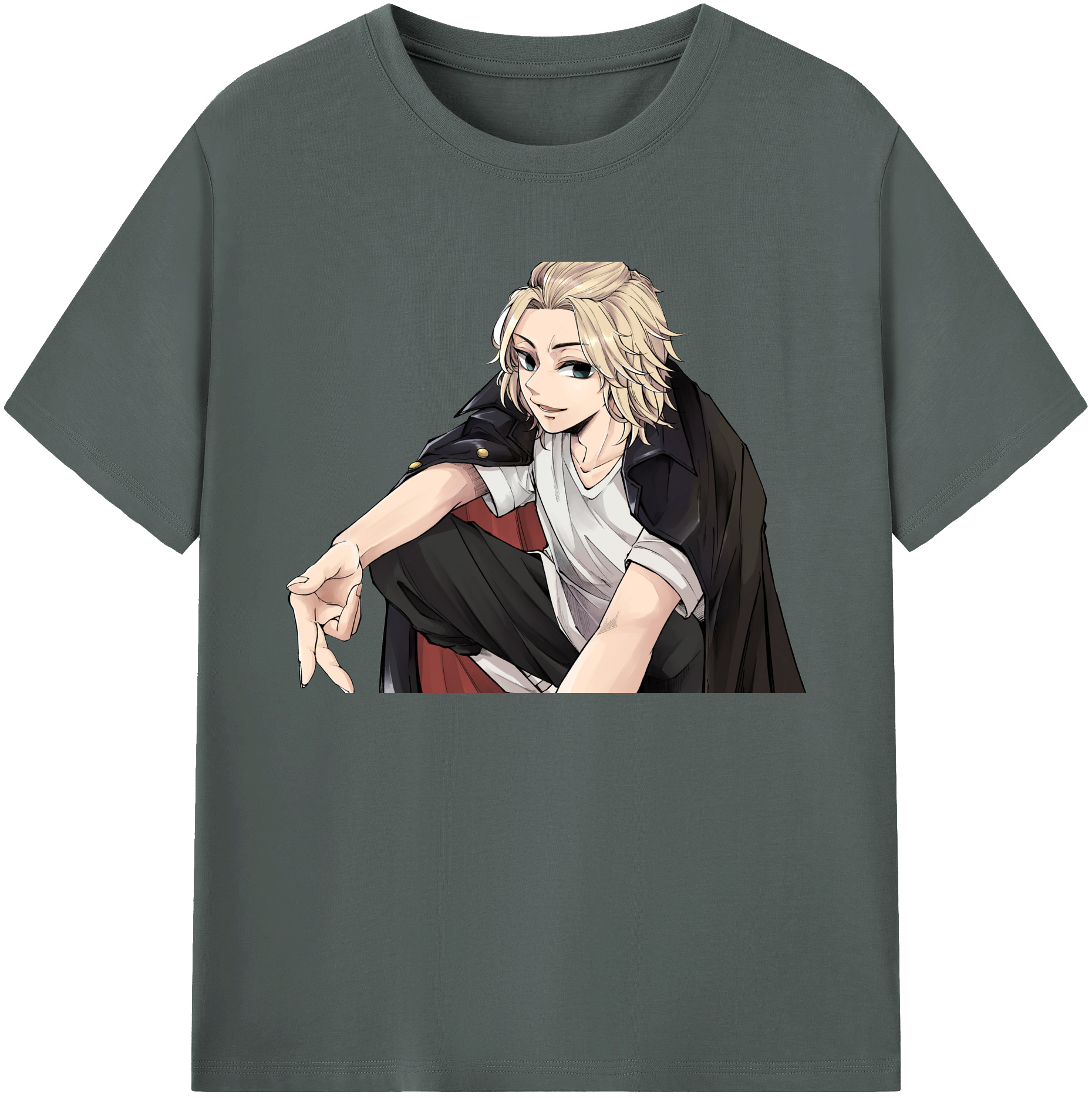（画像用） 東京リベンジャーズ Tokyo Revengers 綿100％ メンズ半袖Tシャツ｜肌触りやわらか＆通気性